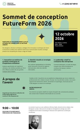 Événement du Sommet Créatif Modèles CSS