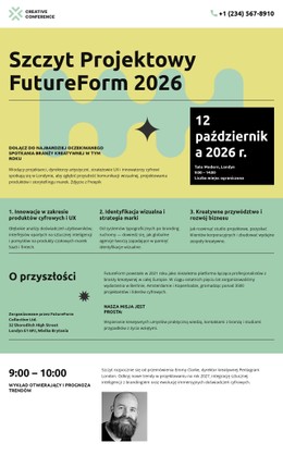 Wydarzenie Szczytu Kreatywnego Szablony CSS