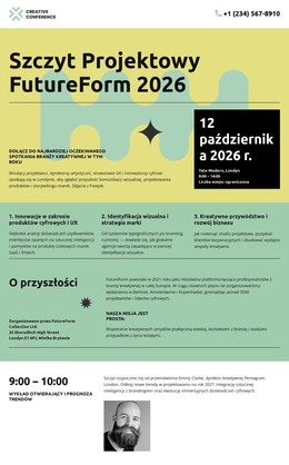 Wydarzenie Szczytu Kreatywnego Szablony HTML