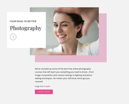 Improve Your Photography Skills HTML5 Template