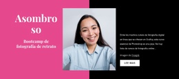 Cursos De Fotografía De Retrato - Diseño De Sitio Web Personalizado