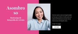 Inspiración Del Sitio Web Para Cursos De Fotografía De Retrato