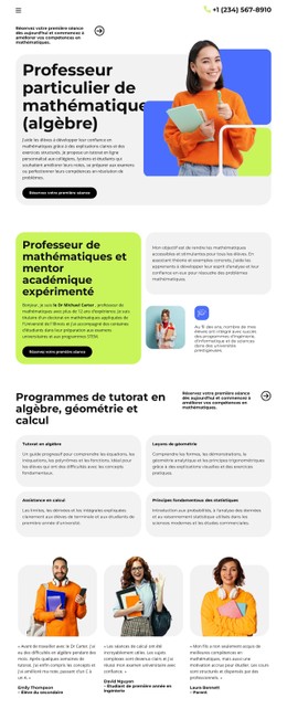 Professeur Particulier De Mathématiques