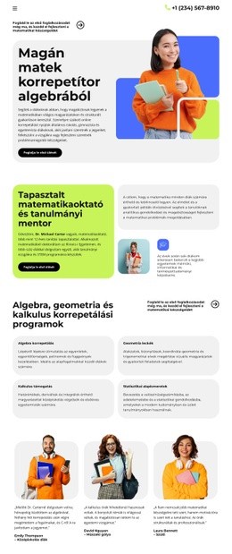 Magán Matematika Korrepetitor