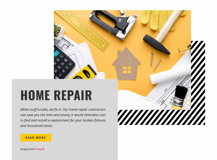 We offer critical repairs Website Template