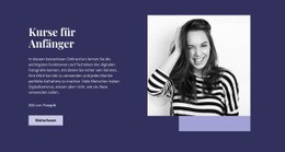 Kurse Für Anfänger - Anpassbares Professionelles Design