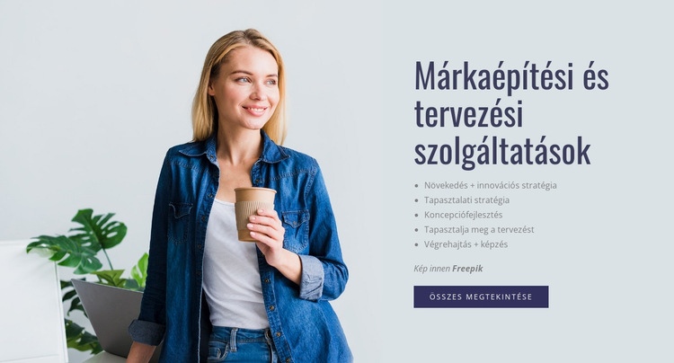 Minden márka stratégia egyedi CSS sablon