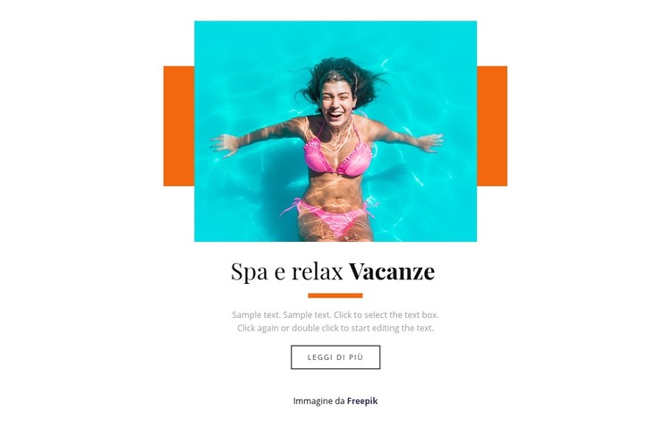 Vacanze relax Modello CSS