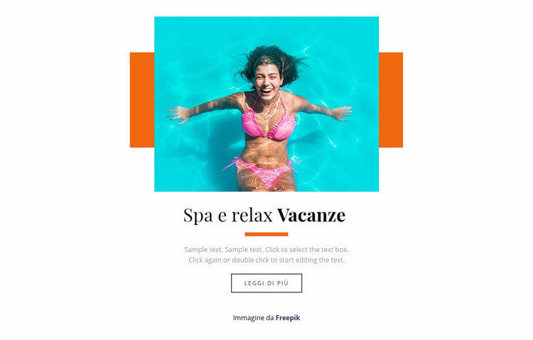 Vacanze relax Modello Joomla