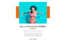 Férias Relaxantes - Construtor De Sites