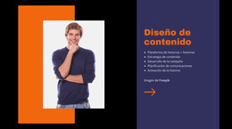 Diseño De Contenido Empresarial - Mejor Plantilla HTML