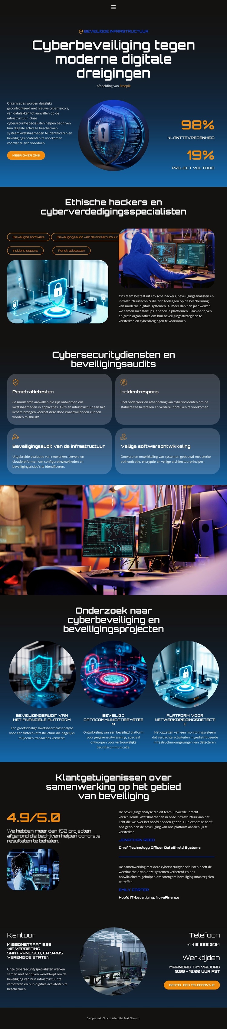 Hacker Cybersecurity Protection WordPress-thema