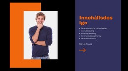 Affärsinnehållsdesign - Bästa HTML-Mallen