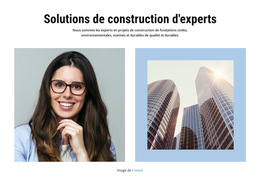 Planification Et Service Technique - Modèle De Page De Destination