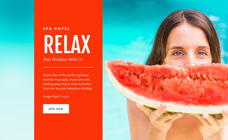 Luxury beach resort  Homepage Design