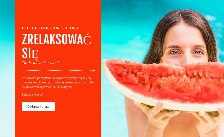 Luksusowy kurort na plaży Motyw WordPress