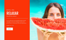 Site WordPress Para Resort De Luxo Na Praia