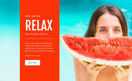 Luxury Beach Resort - Web Page Design For Inspiration