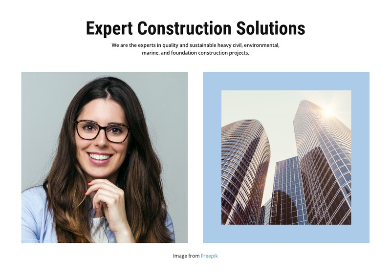 Planning and technical service Wix Template Alternative