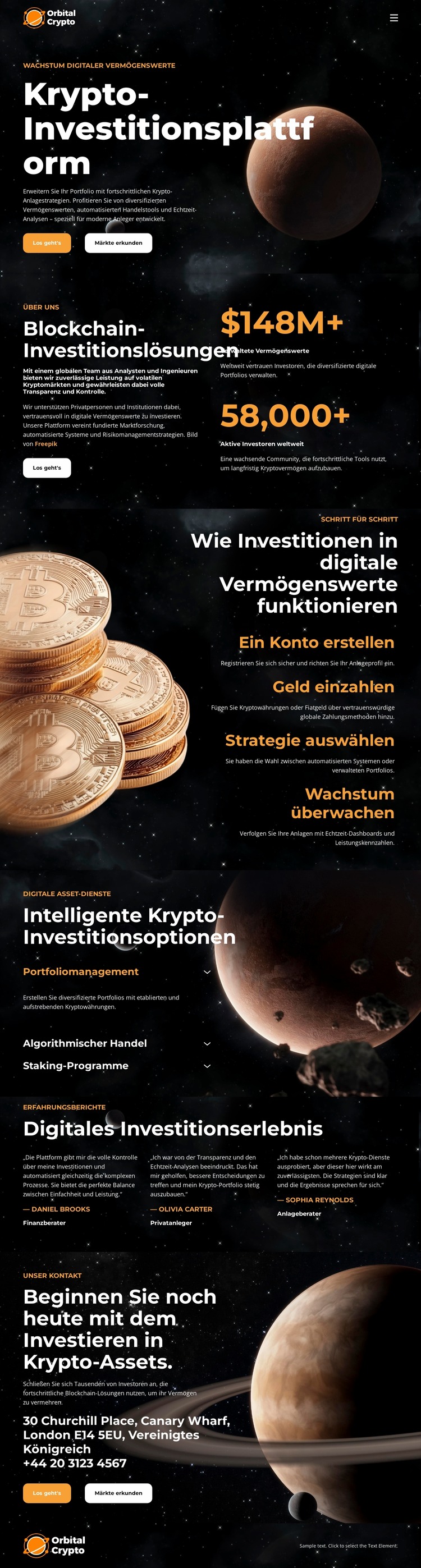 Krypto-Investitionsplattform Joomla Vorlage