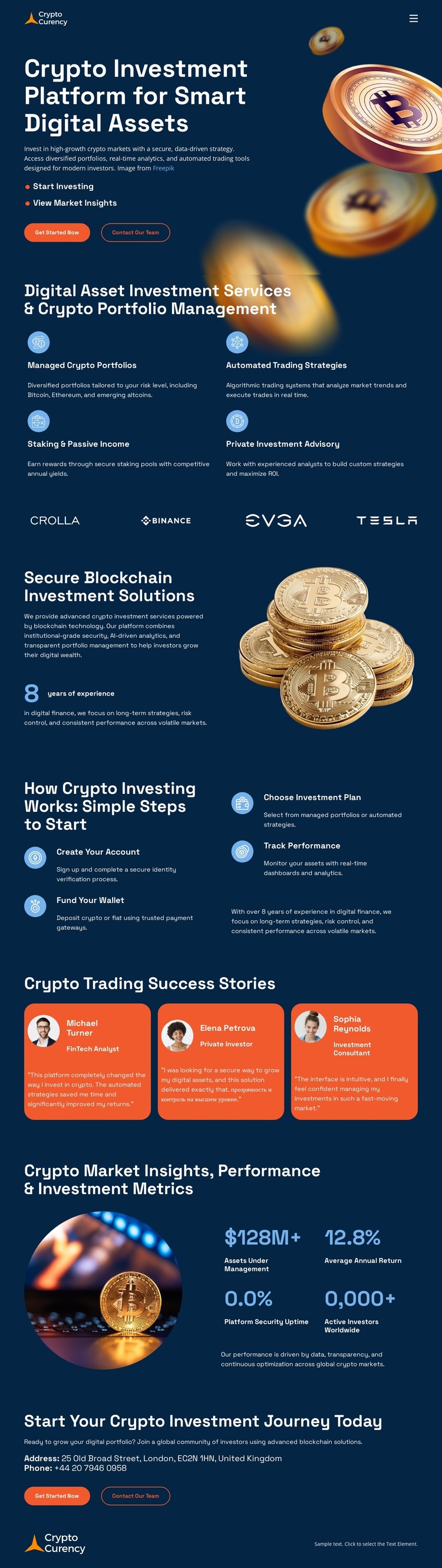 Crypto Trading & Investment Joomla Template