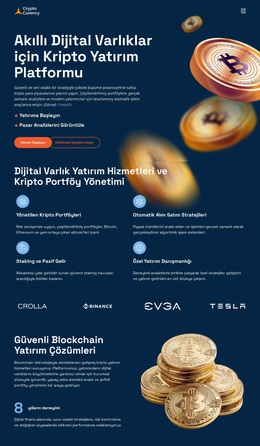 Kripto Para Alım Satım ve Yatırımı WordPress Temaları