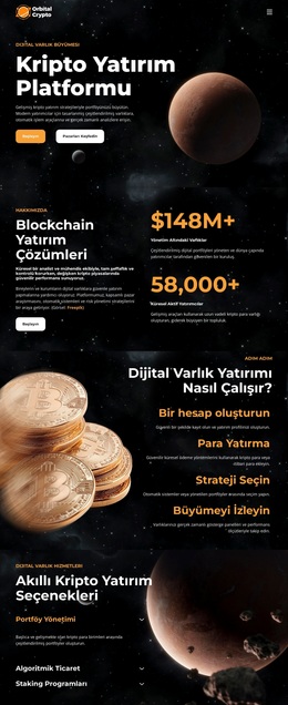 Kripto Yatırım Platformu WordPress Temaları