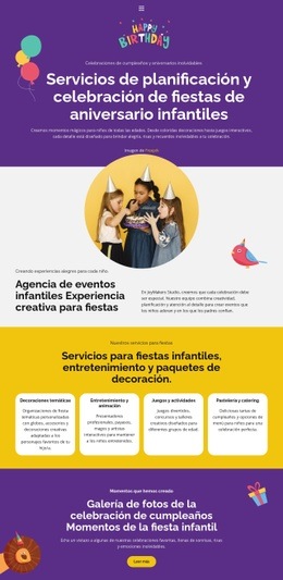 Aniversario De Los Niños - Plantilla Creativa Multipropósito
