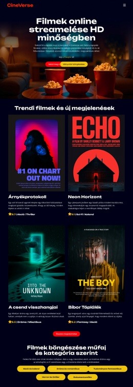 Online Mozifilmek – Ingyenes Css-Téma