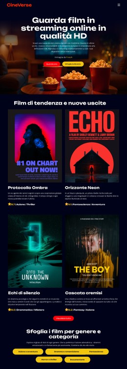 Cinema Online E Film Template Open Source