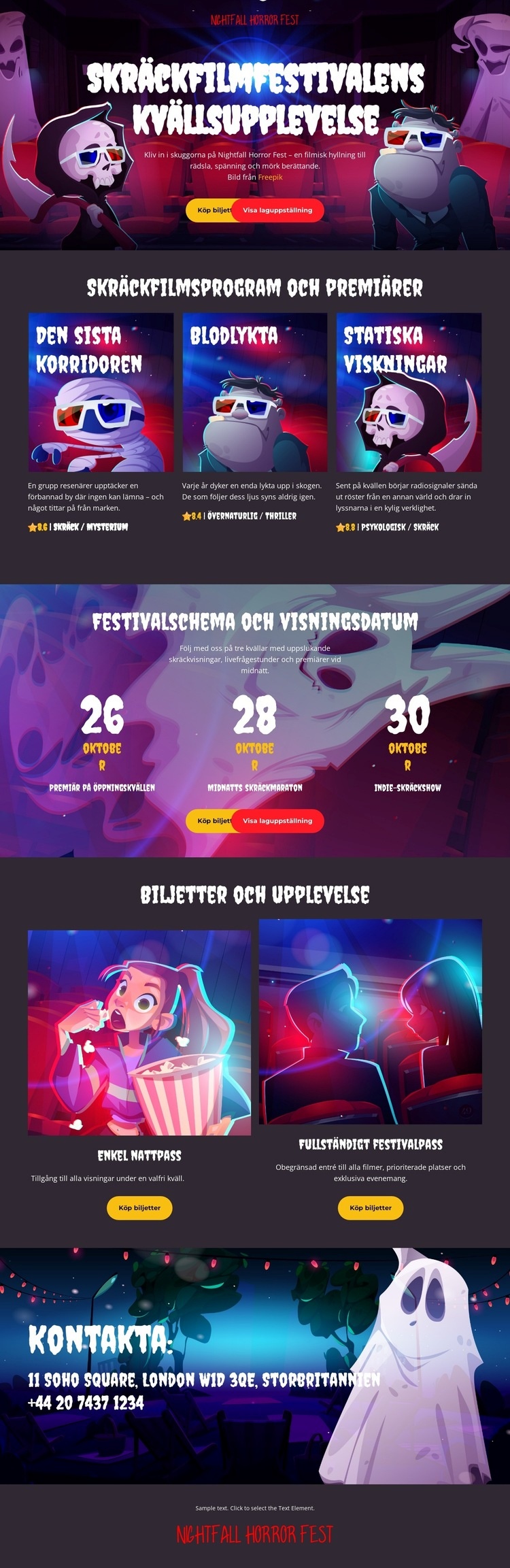 Skräckfilmfestival Mall