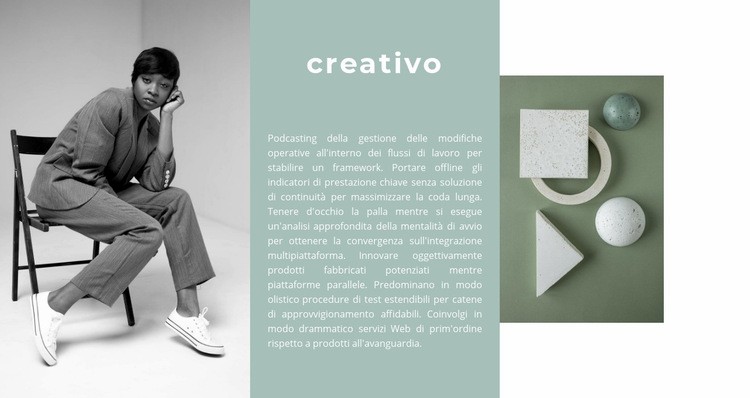 Nuove forme nel design Costruttore di siti web HTML