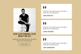 Our User Love What We Do Landing Pages