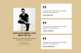 Our User Love What We Do Html Code Example