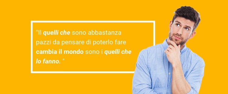 Testimonianze dei clienti in rettangolo Costruttore di siti web HTML