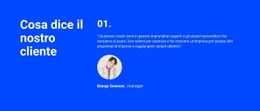 Cosa Dicono I Nostri Clienti - Modello HTML5 Pronto Per L'Uso