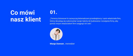 Co Mówią Nasi Klienci - Pobierz Bezpłatnie Motyw WordPress