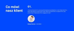 Co Mówią Nasi Klienci Szablon Siatki CSS