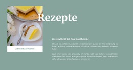 Zitronen-Käsekuchen – Ultimative HTML5-Vorlage