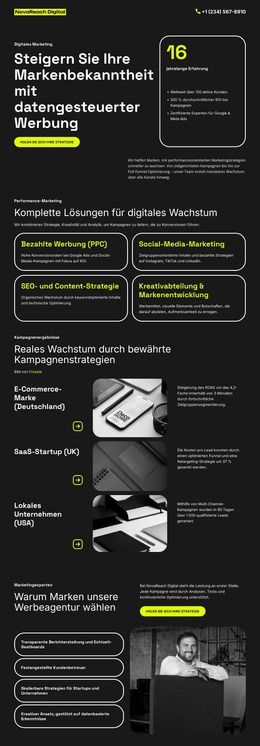 Digitale Werbeagentur – Mehrzweck-Produkte