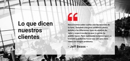 Impresionante Diseño Web Para El Cliente Dice