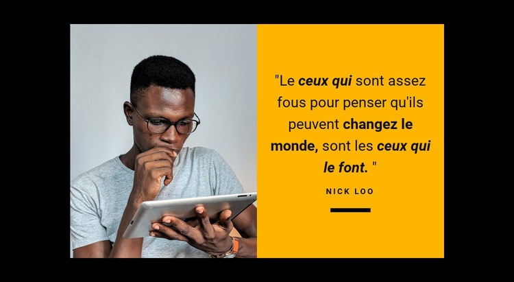 Vos opinions sont importantes Modèles de constructeur de sites Web