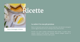 Cheesecake Al Limone - Modello HTML5 Definitivo