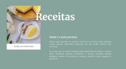 Cheesecake De Limão - Design HTML Page Online