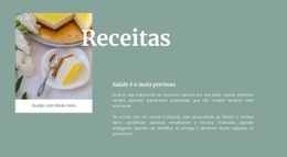 Cheesecake De Limão - Modelo HTML5 Definitivo