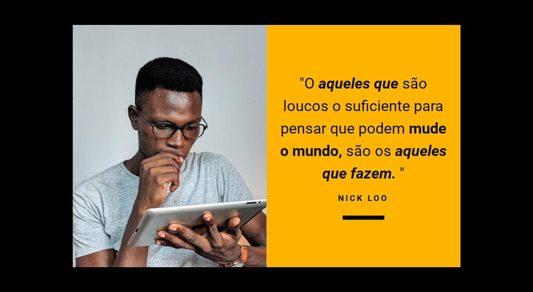 Suas opiniões são importantes Tema WordPress