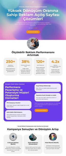 Pazarlama Hunisi Açılış Sayfası Için Tema Düzeni Işlevi