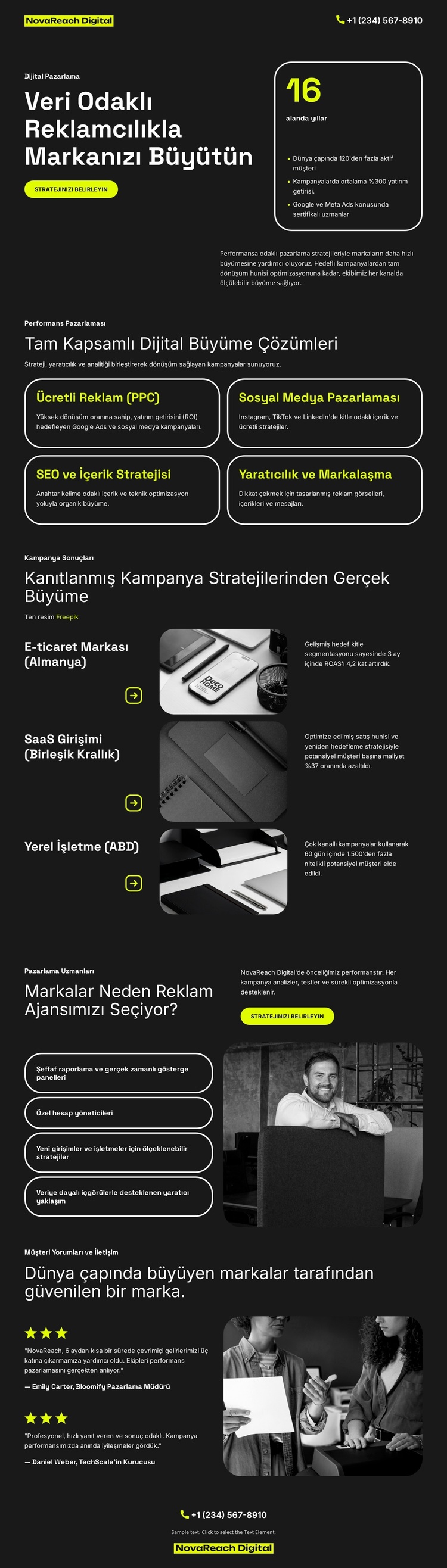Dijital Reklam Ajansı WordPress Teması
