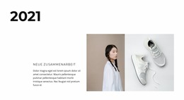 Neue Zusammenarbeit 2021 - Moderne Joomla-Vorlage