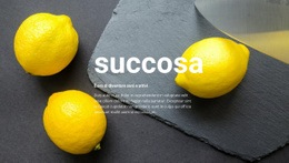 Fantastico Design Del Sito Web Per Ricette Succose